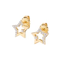 Orecchini Amen Donna Stelle in Argento Zircone ESTSTGBZ - ESTSTGBZ